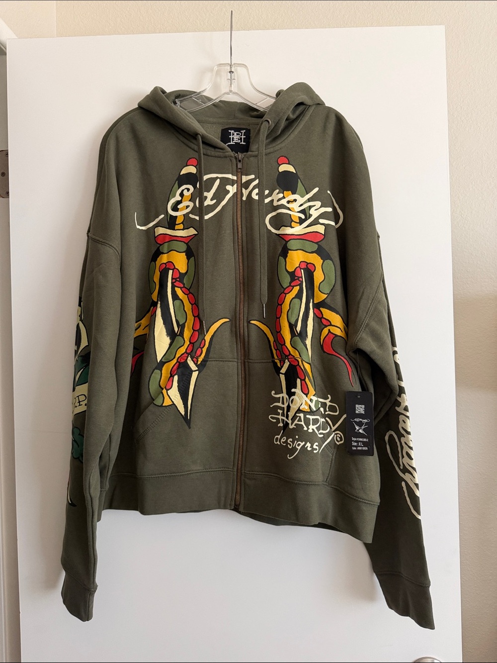 Ed Hardy Serpent Winner Takes All Jacket